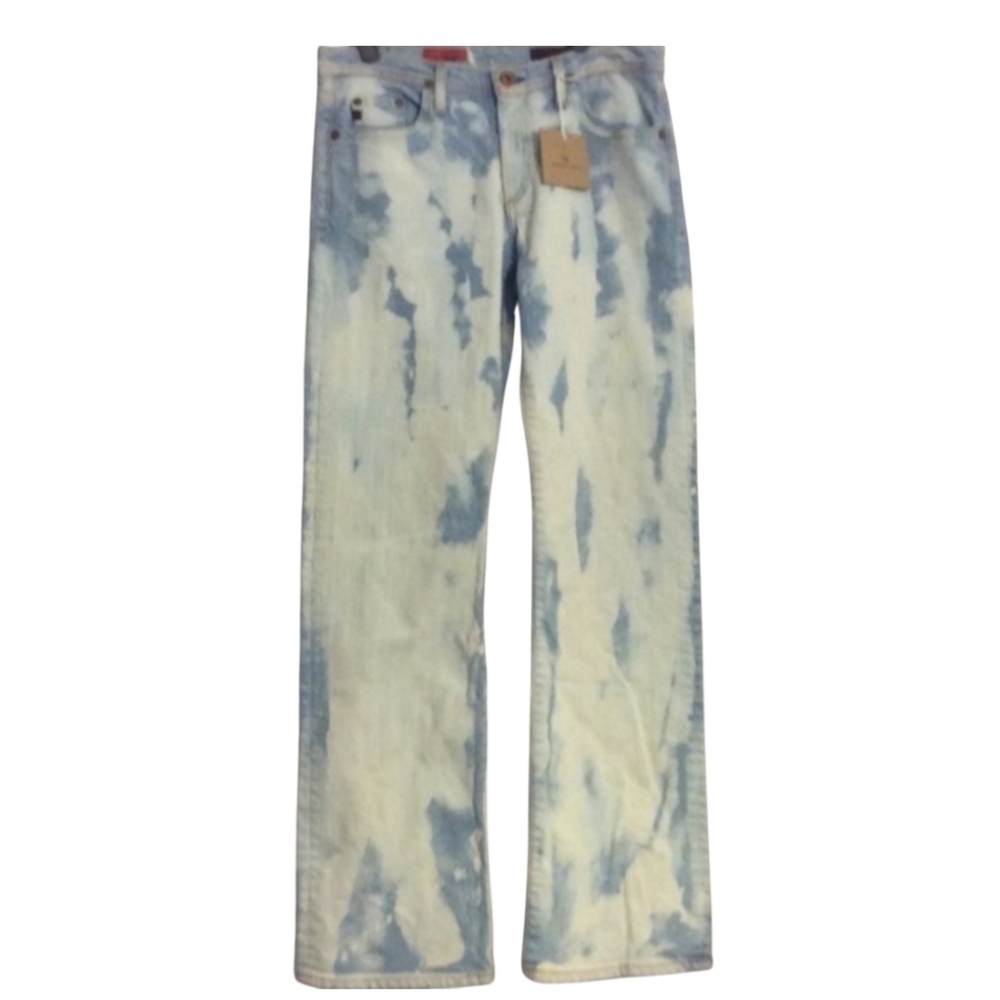 NWT AG Relaxed Fit Rider Bleached Jeans Sz 27